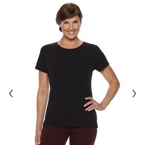 Women’s Croft&Barrow Essential Crewneck Tee